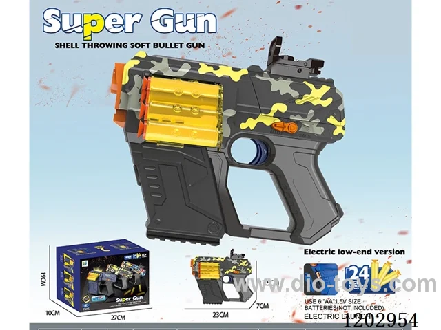 Manual/automatic integrated soft bullet gun
