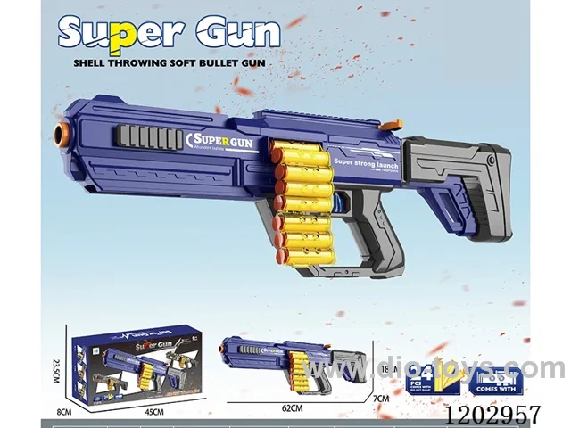 Manual soft bullet gun