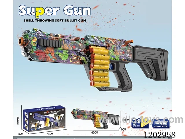 Manual soft bullet gun