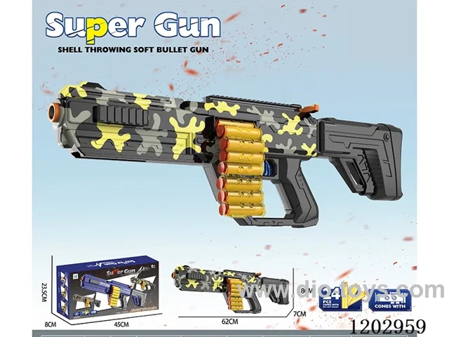 Manual soft bullet gun