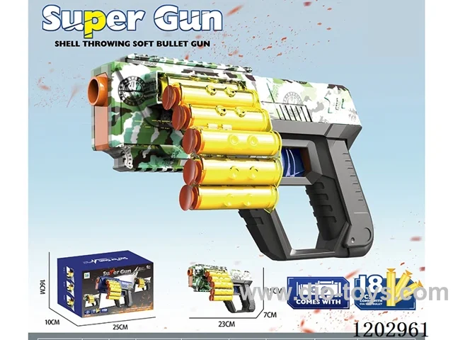 Manual soft bullet gun