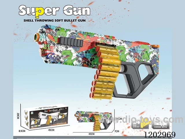 Manual soft bullet gun
