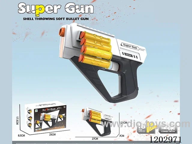 Manual soft bullet gun