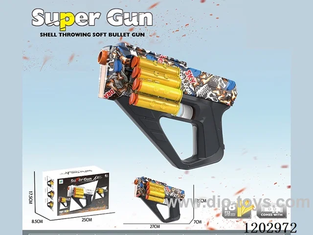 Manual soft bullet gun