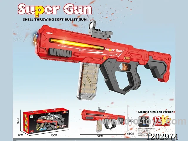 automatic soft bullet gun with light