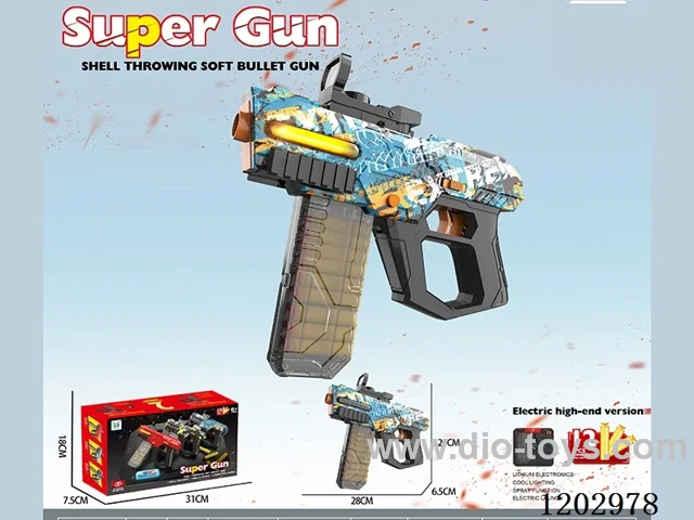 automatic soft bullet gun with light