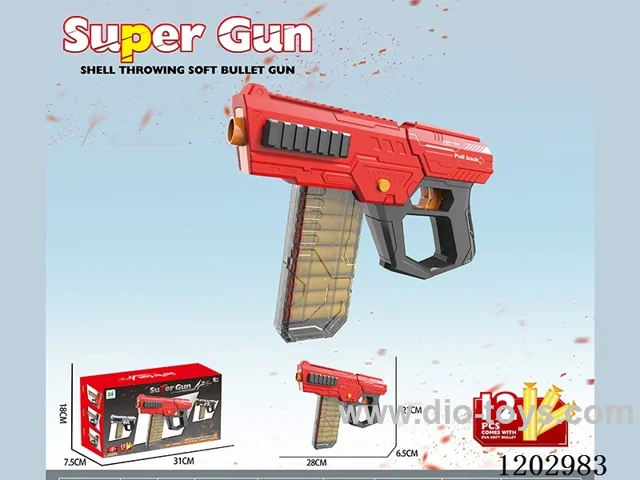 Manual soft bullet gun