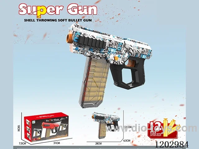 Manual soft bullet gun