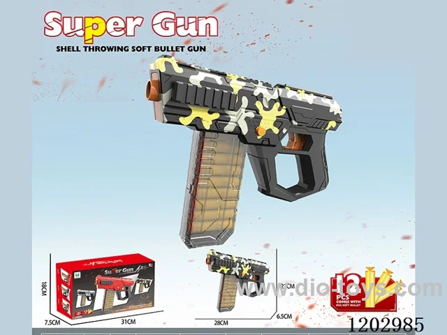 Manual soft bullet gun