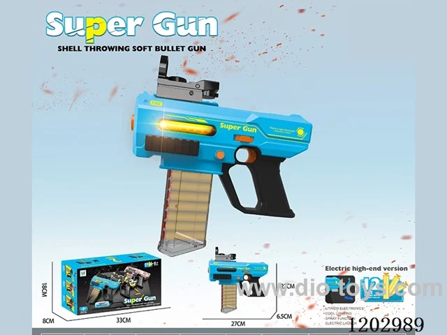 automatic soft bullet gun with light