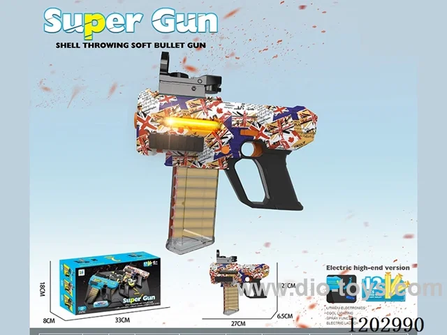 automatic soft bullet gun with light