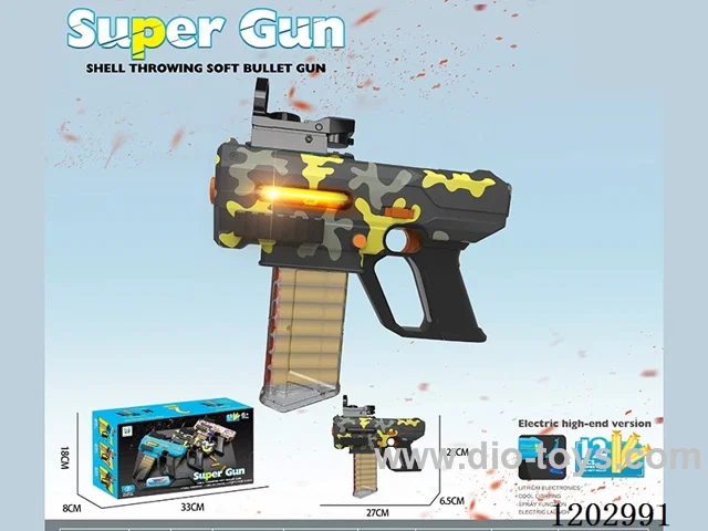 automatic soft bullet gun with light