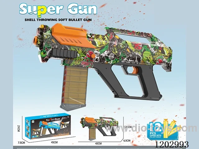 Manual soft bullet gun