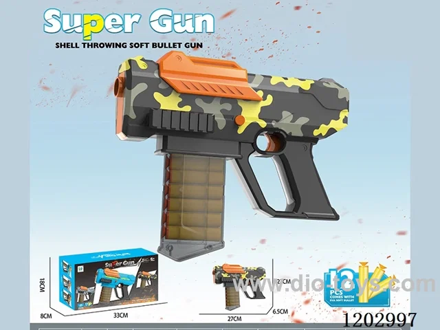 Manual soft bullet gun