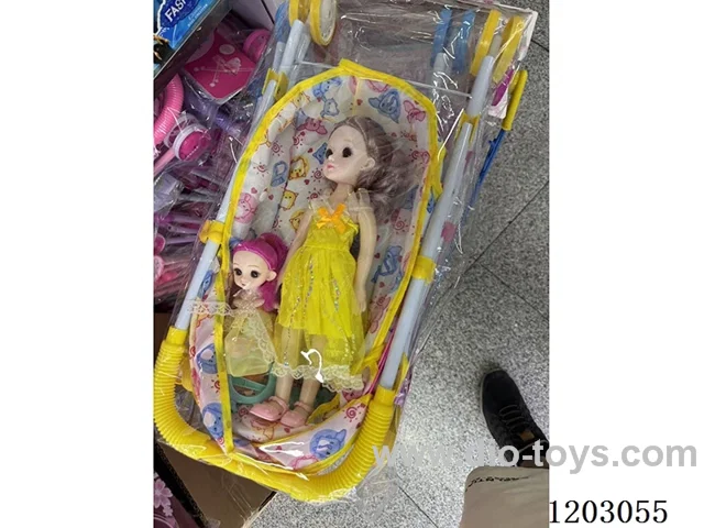 Iron Stroller With Doll