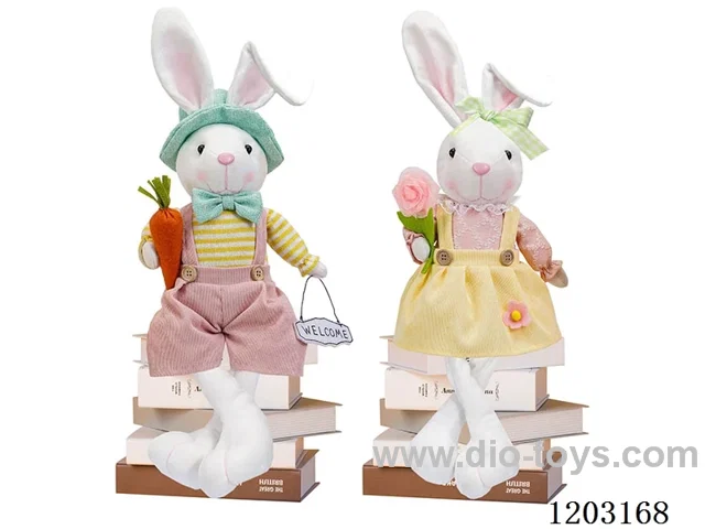 Easter sitting dangle legs