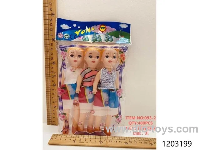 9 inch 3pcs doll