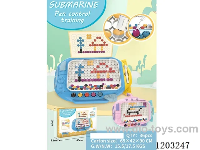 Multi-functional Magnetic Brush Drawing Board (Submarine model)