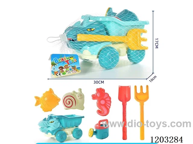 (GCC)Beach Dinosaur Car Toys