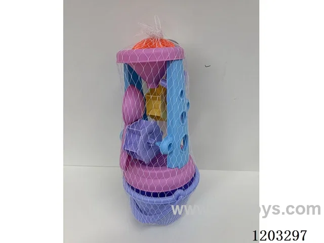 9 Piece Soft Rubber Beach Toys