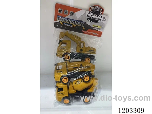 Inertia Engineering Vehicle 3PCS (Excavator + Dumper + Tanker)