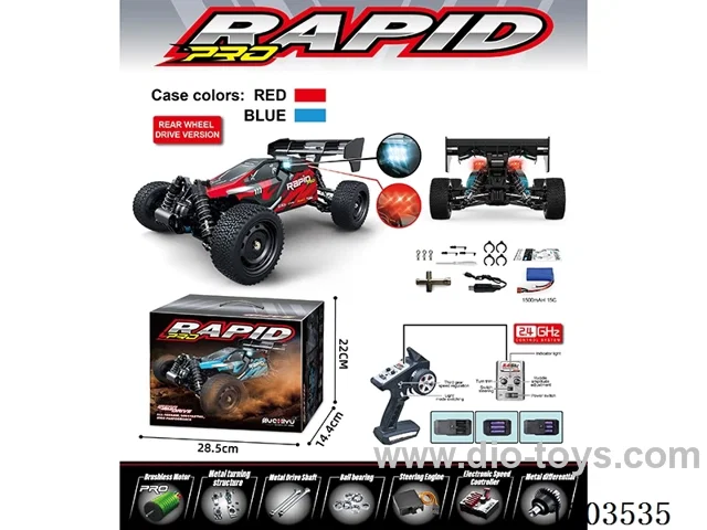 1/16 Full Scale RC Brushless Rear Wheel Drive (Racing Off-Road) w/ Battery Included