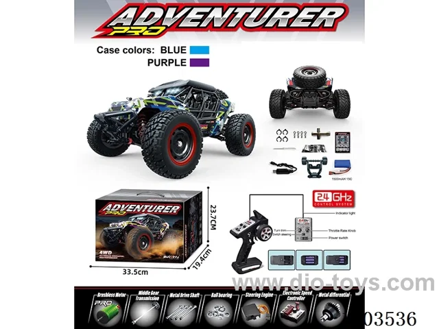 1/16 RC 4WD Off-Road (Desert Truck) LED Front Lights/Dome Headlight/Rear Lights/Batteries Included