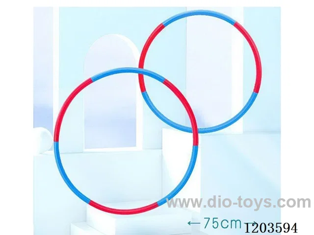 75CM 6-section two-color hula hoop
