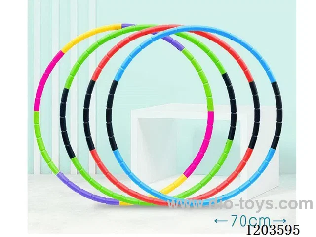 70CM 8-section bamboo hula hoop