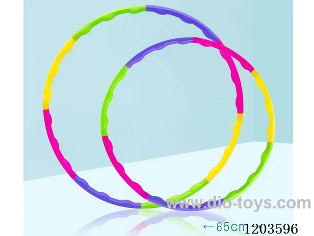 65CM 8-section Big Wave Hula Hoop