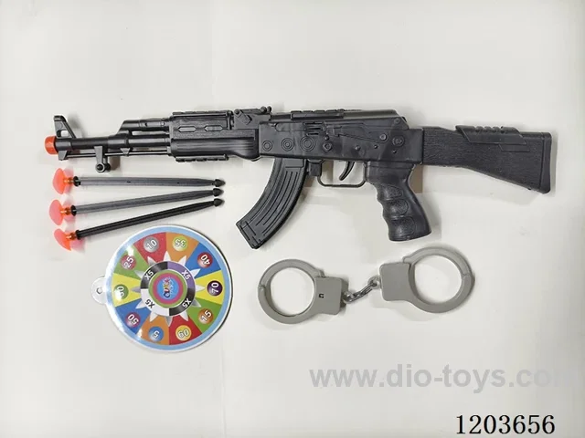AK Solid Color Needle Gun with Handcuff Targets