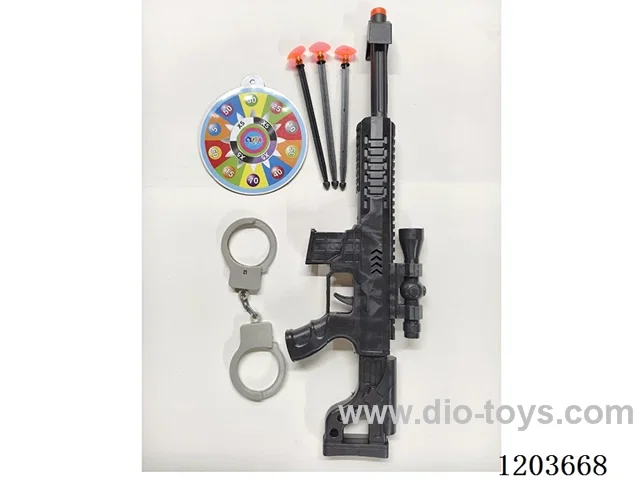 Barrett Solid Color Needle Gun with Handcuff Targets
