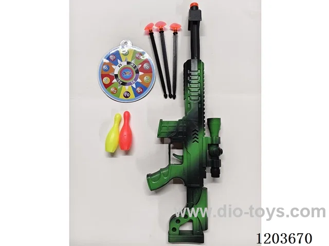 Barrett Painted Pin Gun with Bowling Targets