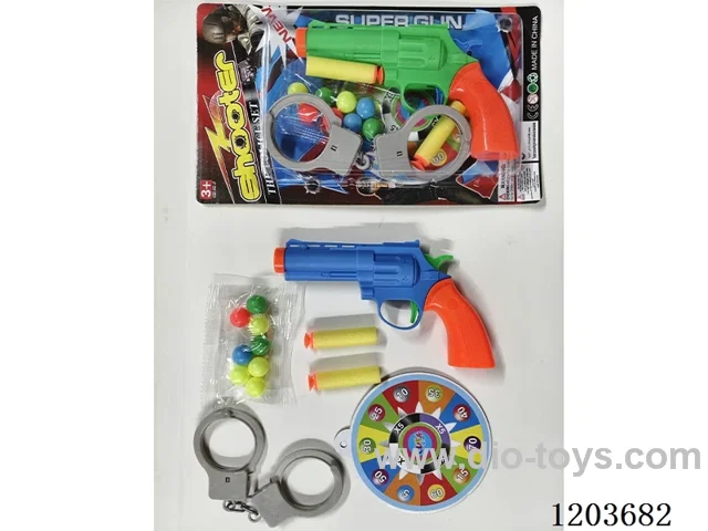 Table Tennis gun with handcuffs target