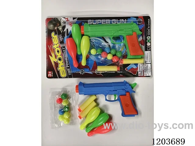 2Color Mixed EVA Table Tennis Gun with Bowling Ball
