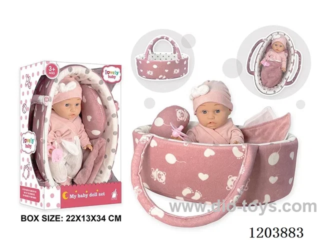12-inch doll with handbag