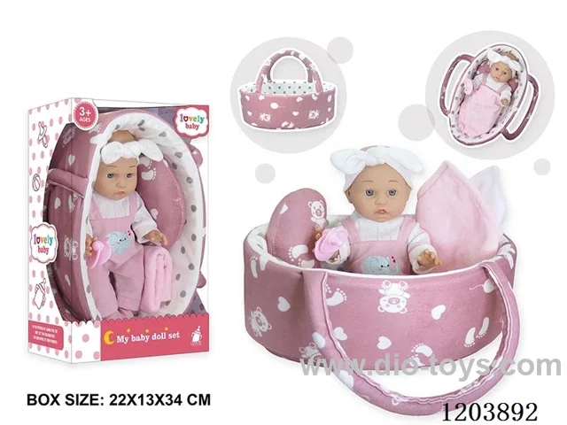 12-inch doll with handbag