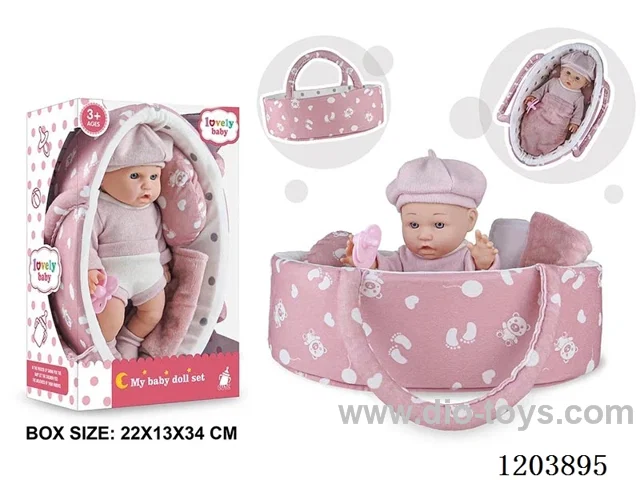 12-inch doll with handbag