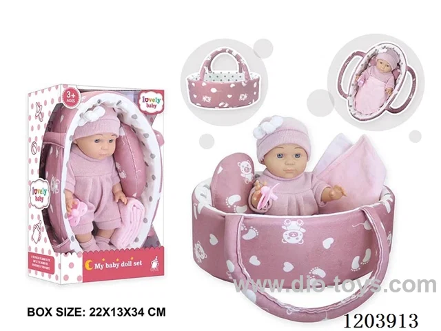 12-inch doll with handbag