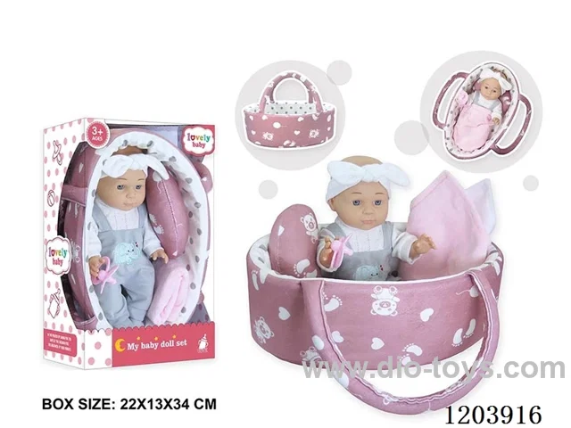 12-inch doll with handbag