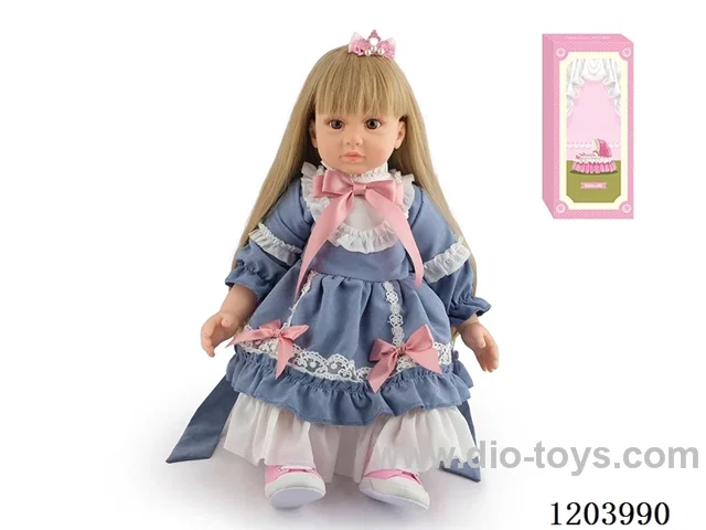60cm soft plastic doll (wig cover) with bottle, magnetic pacifier, diaper, birth card, shoes