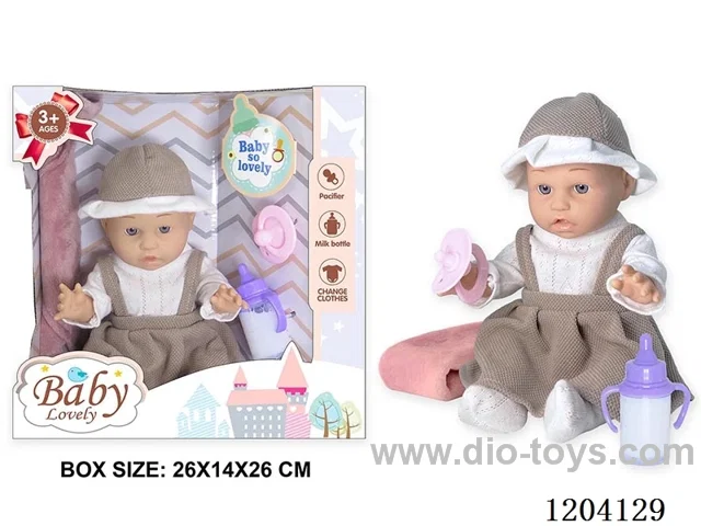 12 inch vinyl doll with accessories