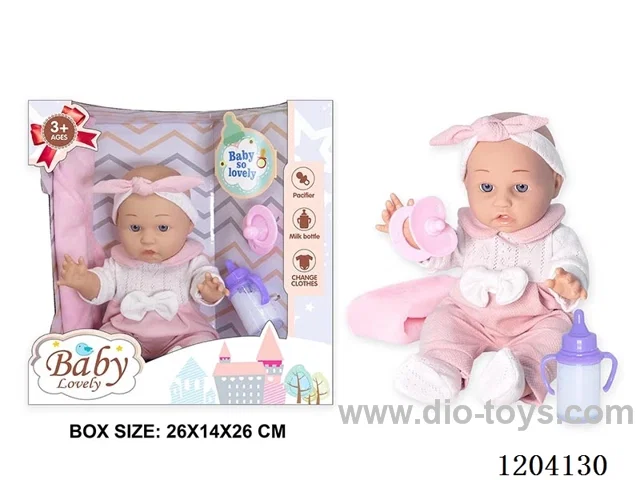 12 inch vinyl doll with accessories