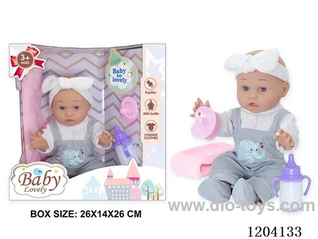 12 inch vinyl doll with accessories