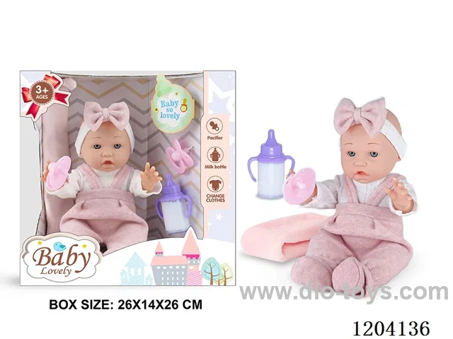 12 inch vinyl doll with accessories