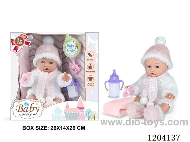 12 inch vinyl doll with accessories