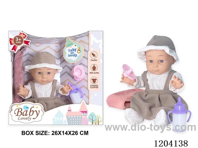 12 inch vinyl doll with accessories