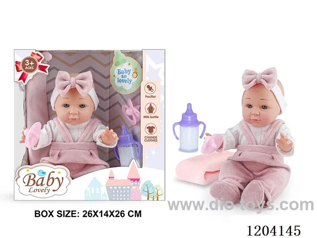 12 inch vinyl doll with accessories
