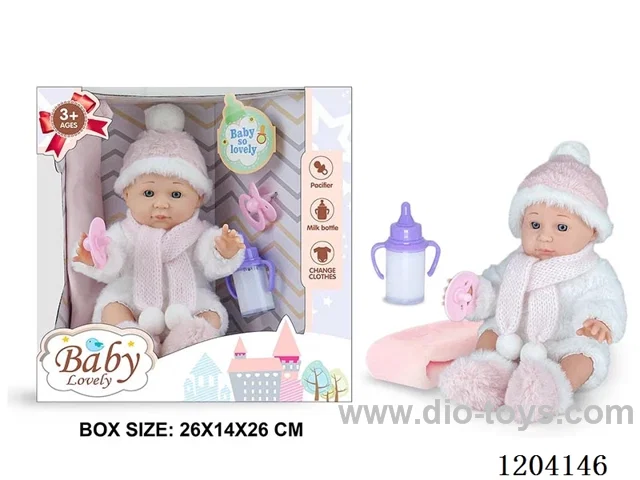 12 inch vinyl doll with accessories