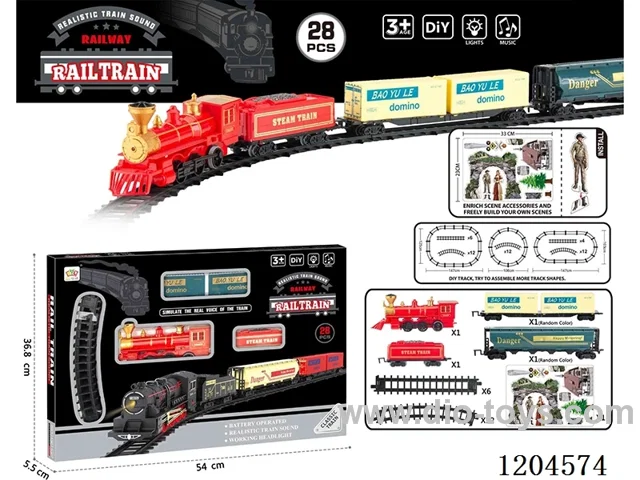 Electric light Music Track Train (battery not included)